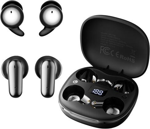 MINISO MS108 2-in-1 Translator Earbuds AI Translation Earbuds Real Time, 135 Language Translating Headphones, Bluetooth Tiny Size Invisible Headphones for Travel Learning Sleep and Sports, 2 Pairs in Kuwait