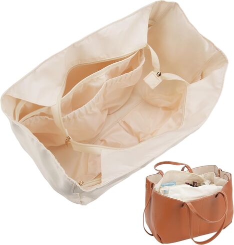 Purse Insert Compatible with Large Polène Cyme Bag-Perfect Fit Handbag Organizer, Waterproof Durable Nylon Material, Elegant Bag Insert (For Large Cym*) in Saudi Arabia