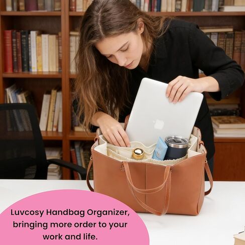 Purse Insert Compatible with Large Polène Cyme Bag-Perfect Fit Handbag Organizer, Waterproof Durable Nylon Material, Elegant Bag Insert (For Large Cym*) in Saudi Arabia