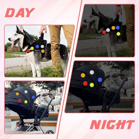 TIESOME 50 Pcs Reflective Stickers, Dot Reflective Tape Sticker, Waterproof Adhesive Reflector Stickers for Vehicle Bicycle Motorcycle, High Night Visibility Safety Warning Dots in Saudi Arabia