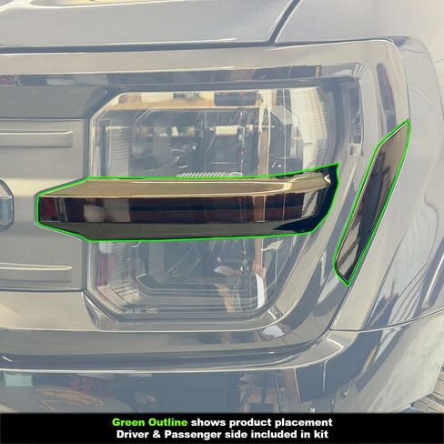 مصباح أمامي Crux Motorsports بلون غامق دخاني 20% متوافق مع Ford F150 2024 + in Saudi Arabia