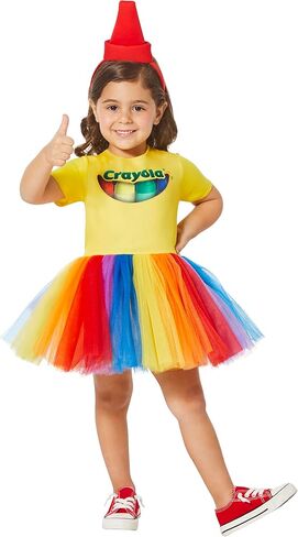 InSpirit Designs baby-girls Inspirit Designs Crayola Box Toddler Pink Dress Costume in Saudi Arabia