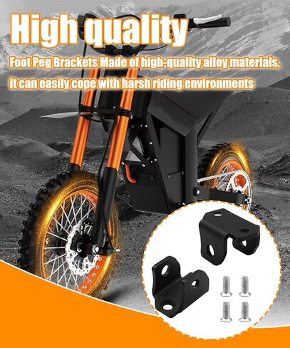 Dirt Bike Foot Peg Bracket Compaitble with Tutti Tutto Soleil01 Ebike,Aluminum Footrest Bracket Fits For Tuttio Soleil 01 in Saudi Arabia