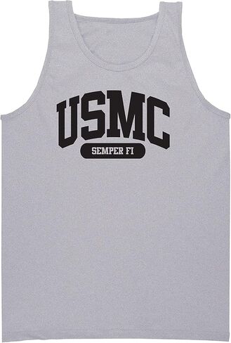 USMC Semper Fi Marines Tank Top باللون الرمادي الرياضي in Saudi Arabia