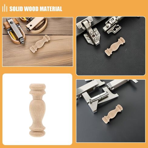 12pcs Decorative Wooden Finials, 2. 36 Inch Unfinished Wooden Furniture Finial for Bed Post Curtain Rods, Flagpole Topper, DIY Crafts in Saudi Arabia