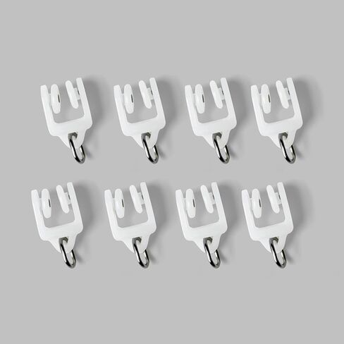 Aluminum flexible curtain track dedicated end cap White 4 PCS in Saudi Arabia