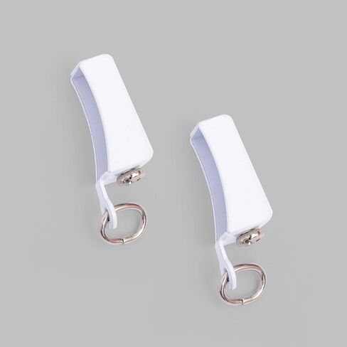 Aluminum flexible curtain track dedicated end cap White 4 PCS in Saudi Arabia