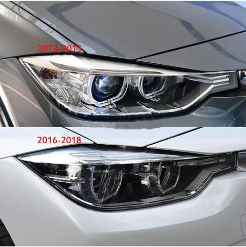 Front Lamp Assembly For BMW For 3 Series F30 F35 2016-2018 Front Headlight Base Cover Head Light Back Lid Head Lamp Back House Headlamp Rear Shell(Left side 2016-2018) in Saudi Arabia