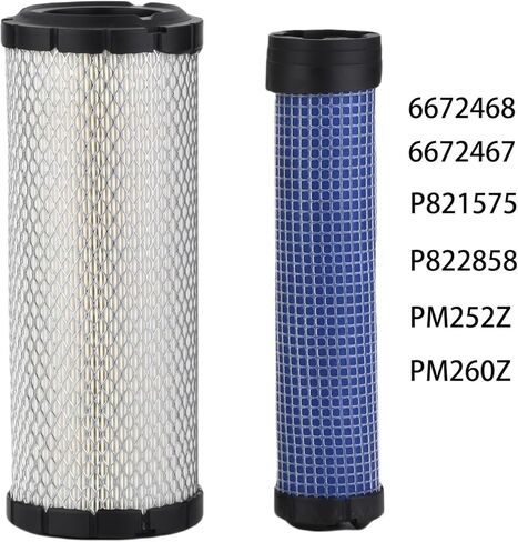6672468 6672467 Air Filter Compatible with 325 328 329 425 428 E26 E32 E34 E35 463 553 S70 Replaces P821575 P822858 in Saudi Arabia