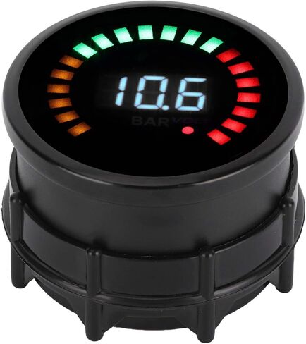 Turbo Boost Gauge for Turbocharged Vehicles | ABS 2In Boost Pressure Gauge Kit with Accessories | Boost Pressure Monitoring for 12V Turbo Systems in Saudi Arabia