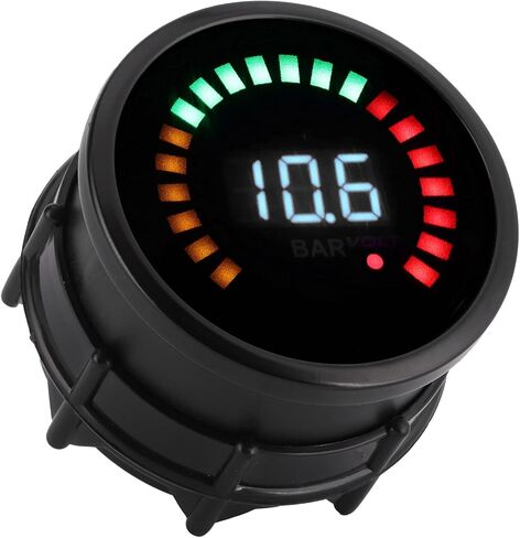 Turbo Boost Gauge for Turbocharged Vehicles | ABS 2In Boost Pressure Gauge Kit with Accessories | Boost Pressure Monitoring for 12V Turbo Systems in Saudi Arabia