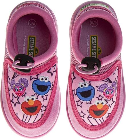 Girls Character Water Shoes Frozen Minnie Mouse Paw Patrol Moana Sesame Street & Little Mermaid Slip-On Aqua Socks Quick Dry Beach Pool Shoes Sizes: 3-4 Infant 5-10 Toddler 11-12 Little Kid in Saudi Arabia