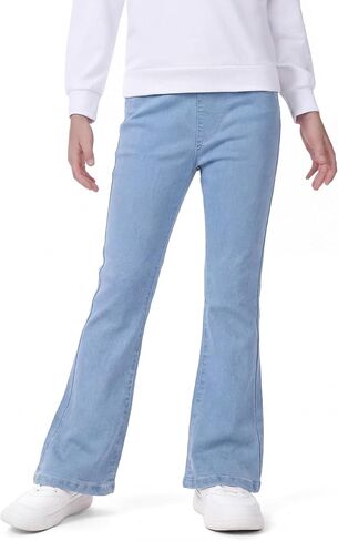 بنطلون جينز جينز سروال جرس أسفل الجينات مع جيوب in Kuwait