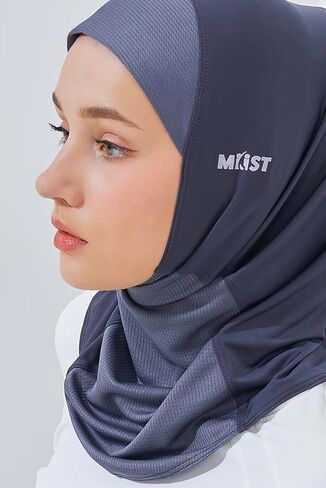 MIIST Sports Hijab, Athletic Head Covering, Non-Slip Breathable Fabric, One-Piece Design Hijab, Sporty Headscarves. in Saudi Arabia