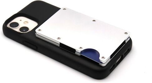 DesignUniverse Compatible with QuadLock Credit Card Wallet, Black, RFID Blocking, Adults, Everyday Use, Aluminum, Credit Card Holder, Wallet in Saudi Arabia