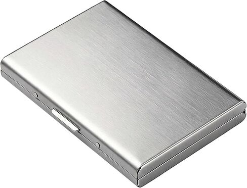 Stainless Steel RFID Blocking Card Holder, Slim Metal Credit Card Case with 6 Slots (Silver) in Kuwait