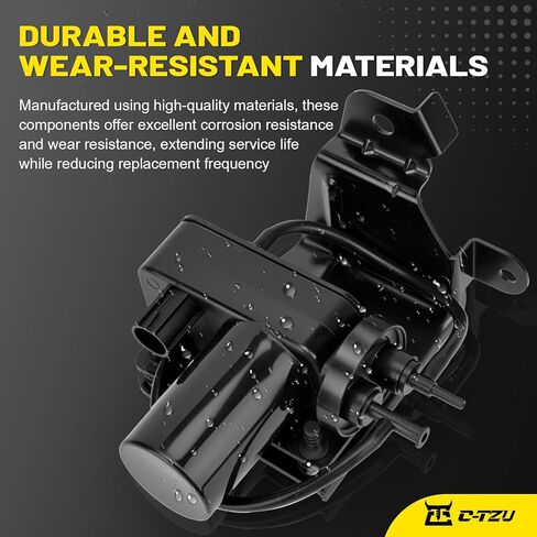Electric Vacuum Pump Compatible with 2003-2004 Dodge Ram 2500/3500, 2000-2003 Ford E350/E450, 1999-2010 Ford F250/F350/F450/F550/F650/F750/Excursion - Replaces 904-214, 6C3Z-2A451-A in Saudi Arabia