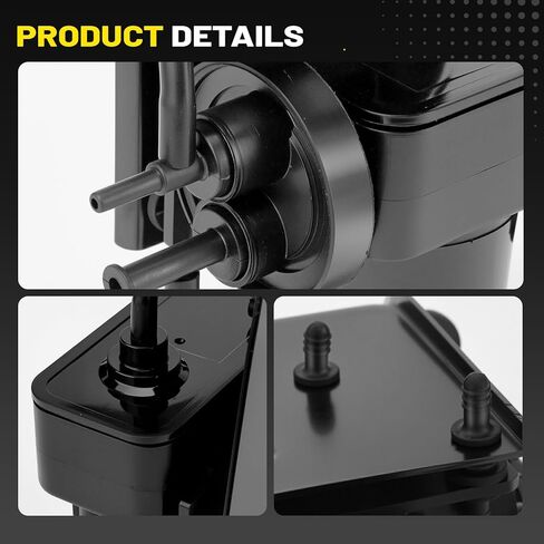Electric Vacuum Pump Compatible with 2003-2004 Dodge Ram 2500/3500, 2000-2003 Ford E350/E450, 1999-2010 Ford F250/F350/F450/F550/F650/F750/Excursion - Replaces 904-214, 6C3Z-2A451-A in Saudi Arabia