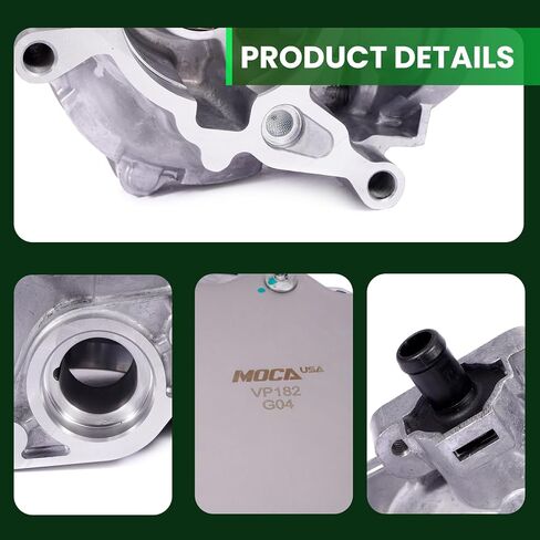MOCA VCP182 Brake Vacuum Pump Compatible with 2015-2018 for Audi Q3 & Q3 Quattro 2.0L, 2009-2016 A4 2.0L, 2011-2016 A5 Quattro 2.0L, 2010-2016 A4 Quattro 2.0L in Saudi Arabia