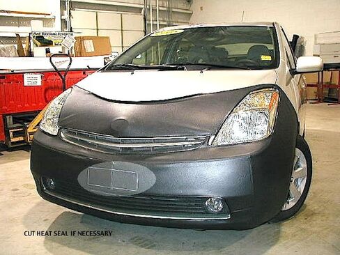 غطاء أمامي من قطعتين من Lebra باللون الأسود - حمالة صدر قناع السيارة - يناسب - TOYOTA PRIUS 2006-2009 in Saudi Arabia