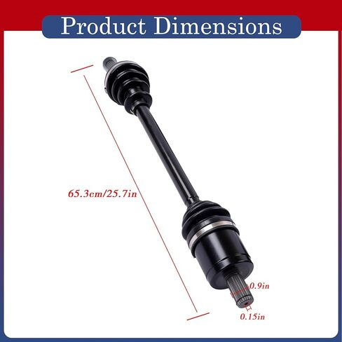 2Pcs Front CV Axles Drive Shaft Replacement for Polaris Ranger 500 700 XP 700 2005-2007 Replacement for 1332423 1380236 in Saudi Arabia