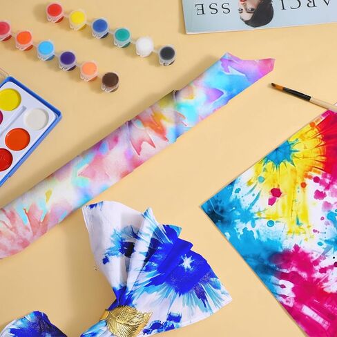 24 Pcs White Bandanas for Tie Dye DIY Blank Cotton Bandanas Plain Handkerchiefs Headband Head Wrap 22" x 22" in Saudi Arabia
