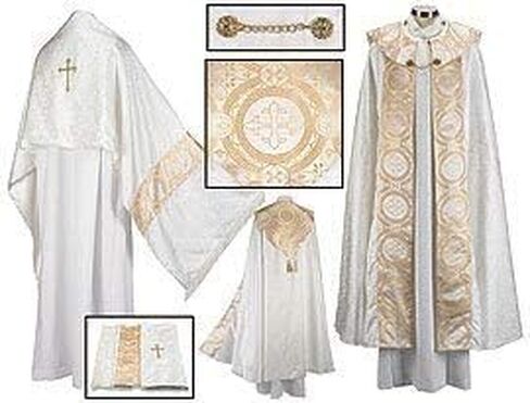 Christian Brands Jacquard Cope/Humeral Veil Set in Saudi Arabia