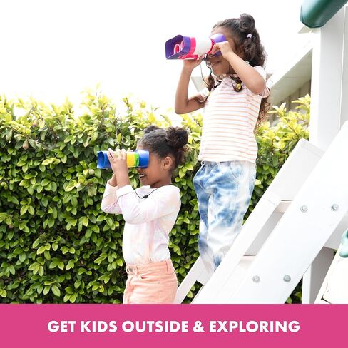 Educational Insights GeoSafari Jr. Kidnoculars Pink Binoculars For Toddlers & Kids, Gift for Toddlers Ages 3+ in Kuwait