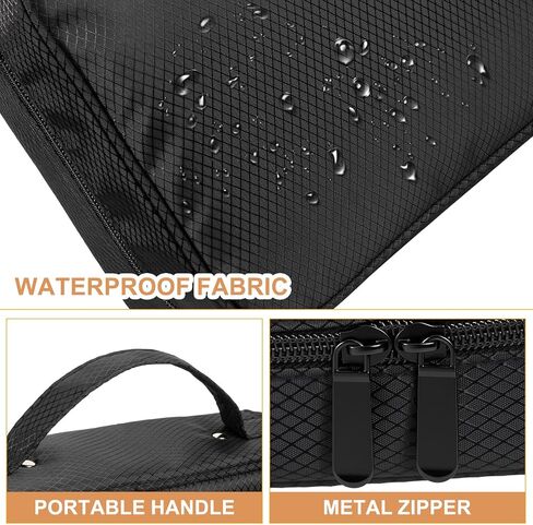 منظمات وتخزين المجوهرات من سانيبو، منظم حقائب المجوهرات مع 28 قطعة من الحقائب المخملية ذات السحاب الشفاف، حقيبة تنظيم المجوهرات للسفر والقلادة والأقراط والخواتم والسوار والساعة in Kuwait