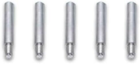 TruBind Aluminum Chicago Screw Post Extensions | 1/4 inch Post Length | 3/16 inch Post Diameter | Silver-Colored | 100 Pack in Saudi Arabia