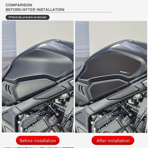 Motorcycle Tank Grip Side Decals Anti Slip Tank Pad Stickers for Honda CB650R CBR650R E-Clutch 2019 to 2024 2025 2026 Tank Grips in Saudi Arabia