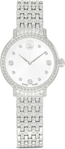 Swarovski Imber Watch, Swiss Made, Metal Bracelet, Silver Tone, Stainless Steel in Saudi Arabia
