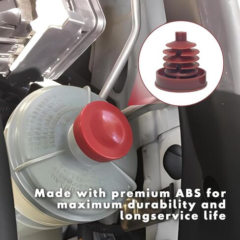 2-Pack Power Steering Reservoir Cap for Honda, Hydraulic Power Steering Reservoir Cap Replacement 53697-SB3-952, Compatible with Honda Accord Odyssey CRV Civic RD5/7 & Acura(Red) in Saudi Arabia