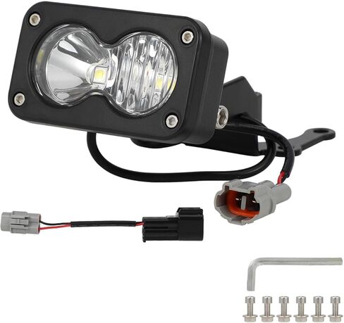طقم المصابيح الأمامية CHANGCHENG - شريط إضاءة LED مع مفتاح لـ Talaria - مصباح أمامي LED من الألومنيوم 6000-6500K مع مفتاح لـ Talaria MX3/MX4/MX5 / Eride E Ride Pro S SS/Tuttio - ضوء أبيض in Kuwait