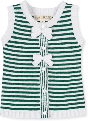 Organic Button Front Sweater Tank with Bows in Saudi Arabia