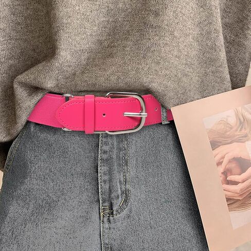 Youth Baseball Belt Adjustable Elastic Softball Belt Pink Stretch Waistband for Boys Adults Sports Team Uniform in Saudi Arabia