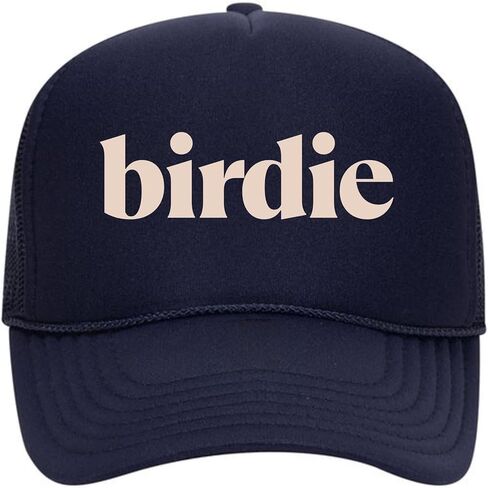 Sassy Caddy Birdie Golf Trucker Hat – Adjustable Mid-Profile, 5-Panel with Mesh Back, Rope Accent, Snapback in Saudi Arabia
