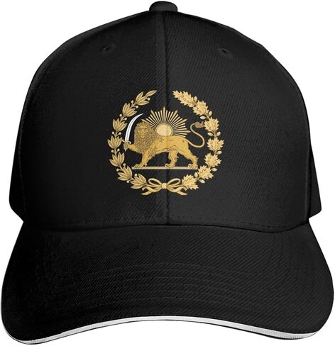 Persian Flag Iranian Lion Sun and Crown Iran Persia Hat Unisex Baseball Caps Adjustable Dad Hat Summer Sun Hats for Men Women in Saudi Arabia