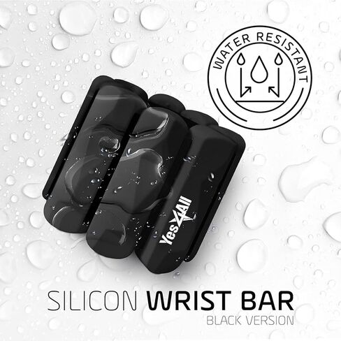 Yes4All Wrist & Ankle Weights Set 2x 1lb - Premium Silicone Adjustable For Women/Men Home Gym, Yoga, Cardio, Pilates, Running in Saudi Arabia