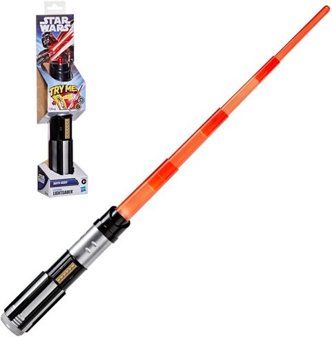 STAR WARS Darth Vader Electronic Red Lightsaber Toy, Light-Up Saber for Kids Ages 4, Costume & Roleplay Accessory for Boys & Girls in Saudi Arabia