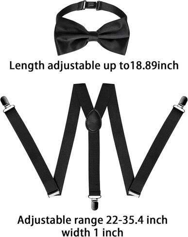 7Pcs Grandpa Old Man Costume Kit - Hat, Glasses, Cane, Bow Tie, Suspenders, Magnifying Glass, Gray Mustache and Eyebrows in Saudi Arabia