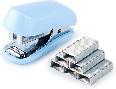 Deli Stapler, 20-50 Sheets Capacity with Staples and Staple Remover Set, Desk Stapler Office Staplers (Pink, 20 Sheet) in Kuwait
