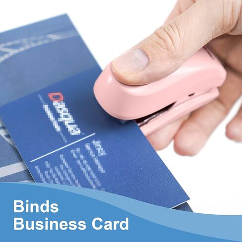 Deli Stapler, 20-50 Sheets Capacity with Staples and Staple Remover Set, Desk Stapler Office Staplers (Pink, 20 Sheet) in Kuwait