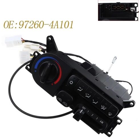 Air Con Switch Compatible with Hyundai for Starex for H1 for I800 for Libero Car Front Air Conditioning Control Panel AC Switch Knob Button in Saudi Arabia