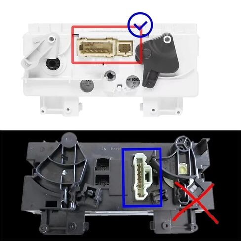 Air Con Switch 1607875480 Car Air Conditioning Control Switch Air Conditioning Panel Compatible with Peugeot for 307 6451VN 1607875480 in Saudi Arabia