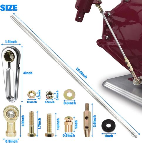 ACA-1800 21'' Adjustable Transmission Column Shift Linkage Kit Compatible with GM 4L60E 4L80E TH350 TH400 700R4 in Saudi Arabia