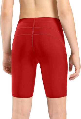 Boys Swim Jammers Youth Competitive Swim Team Trunks Quick Dry Stretch Racing Swimsuit Swimming Shorts for Boy(Red,XL) in Saudi Arabia