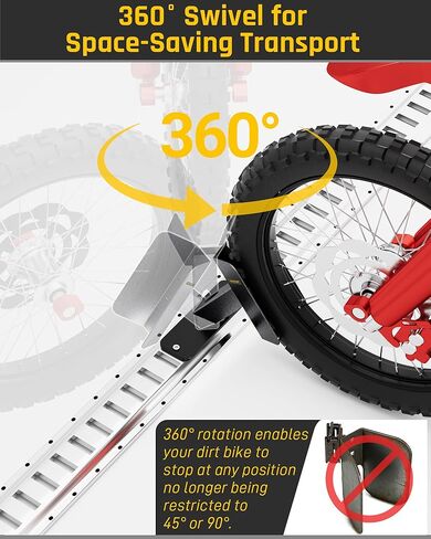 Wyckoff 4-Pack E-Track Dirt Bike Wheel Chock with Track Clip, 360° Swivel, Under 1-Minute Install Remove, Fits Floor or Wall E-Track, Heavy-Duty Accessory for Trailers, Dirt Bikes & Bicycles (4-Pack) in Kuwait