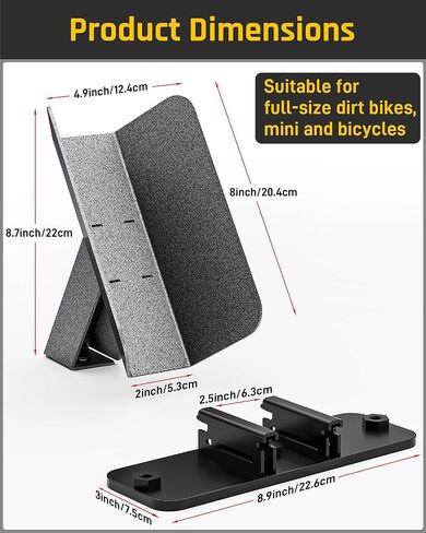 Wyckoff 4-Pack E-Track Dirt Bike Wheel Chock with Track Clip, 360° Swivel, Under 1-Minute Install Remove, Fits Floor or Wall E-Track, Heavy-Duty Accessory for Trailers, Dirt Bikes & Bicycles (4-Pack) in Kuwait