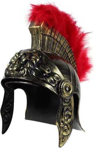 LUOZZY Medieval Knight Soldier Warrior Costume Helmet Hat Antique Roman Soldier Helmet Prop Warrior Helmet Cosplay Costume Hat in Saudi Arabia